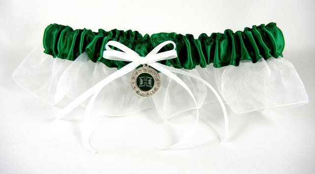 University of Hawaii Inspired Garter with Licensed Collegiate Charm